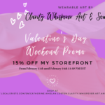 Valentine’s Special on Fashionable Art You Can Wear!