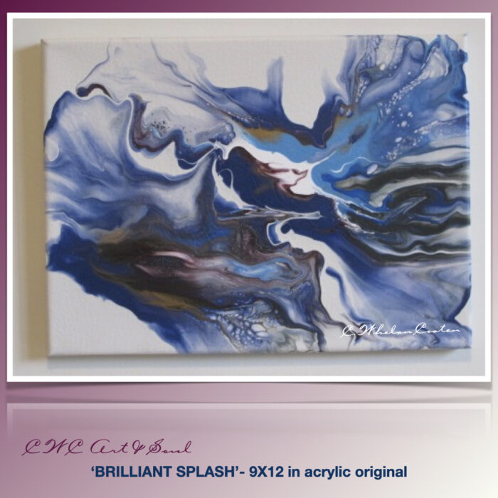 BRILLIANT SPLASH - 9x12 in